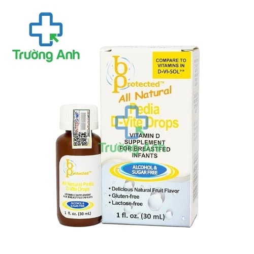 All Natural Pedia D-Vite Drops Bayshore - Giúp bổ sung vitamin D3 cho trẻ